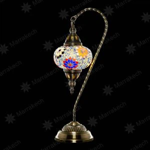 Svanedesign tyrkisk lampe